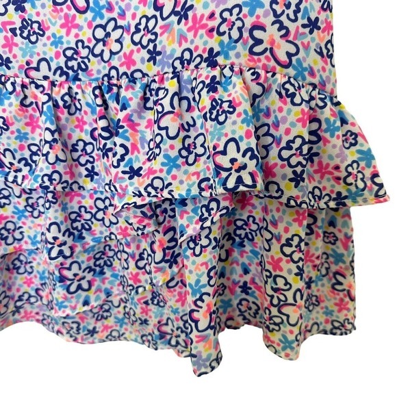 Lilly Pulitzer New Tilly Tiered Ruffle Skirt Multi Fun Sun Repeat Ditsy Skirt 00 - Picture 10 of 12